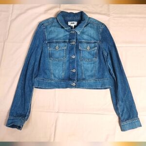 Paige Womens Denim Jean Jacket Blue M